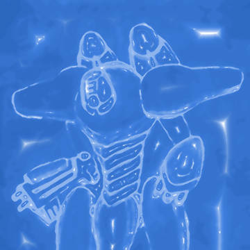 アナログ線画にフィルタを使うだけの簡単な作業です(^^)