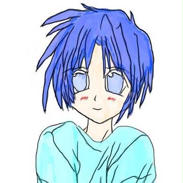 青髪っ子