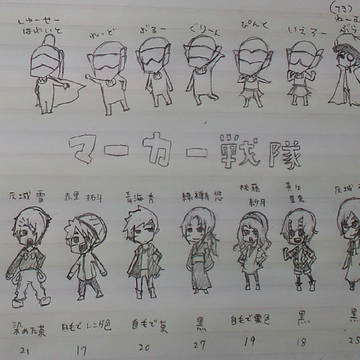 【オリジナル】マーカー戦隊【詳細】