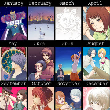 2012年のお絵かきまとめ