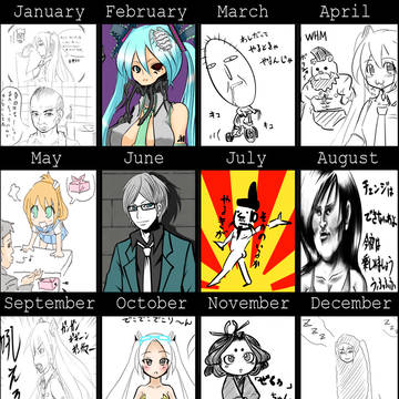 ２０１２まとめ絵