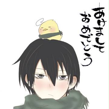 年賀状雲雀さん
