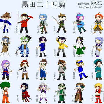 【創作戦国】黒田二十四騎