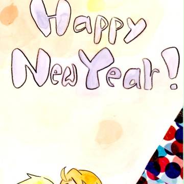 年賀状詰め！