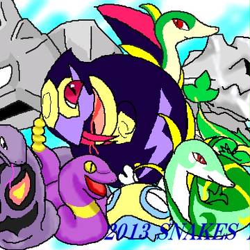 2013、ヘビポケモン大集合！