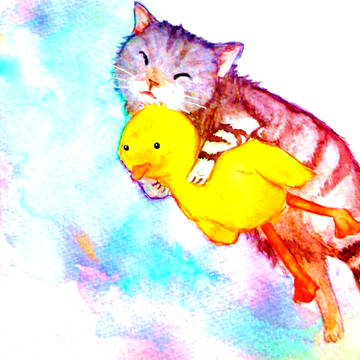 ねことひよこ