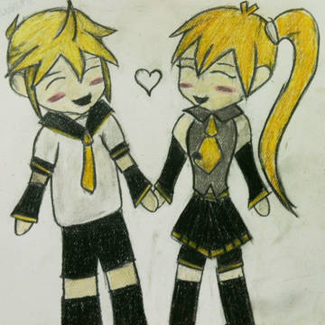 Len X Neru COLORED