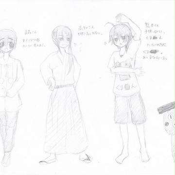 落書き　都道府県の擬人化w