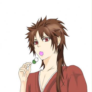団子を食ってる幸村さん