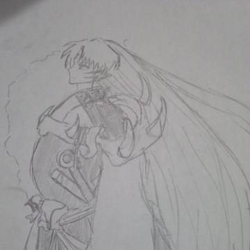 殺生丸描いてみた