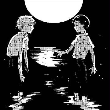 まっくらな海に