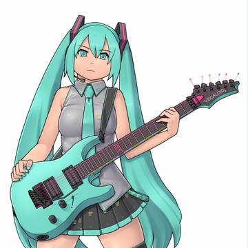 ミクとギター