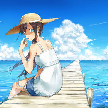 栈桥少女