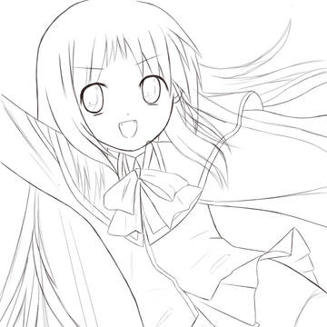 クド 線画