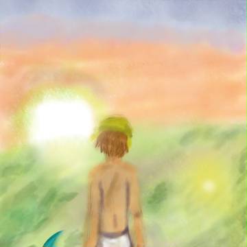 同じ夕日でも