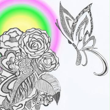 華と蝶