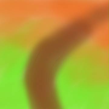 夕方の道のり？