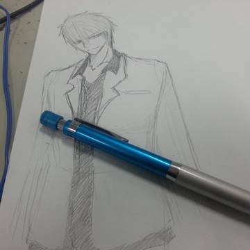 学校で５分で描いた黄瀬くん(笑)