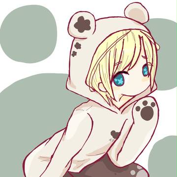 くまみみパーカー(^･㉨･^)
