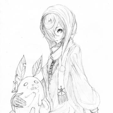 雪ウサギと少女