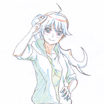年賀状用に描きましたー