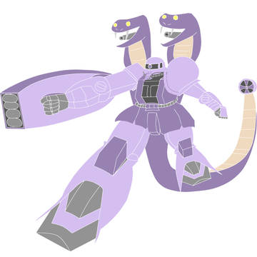 MS-06F-K ザクⅡスネイクキャノン装備