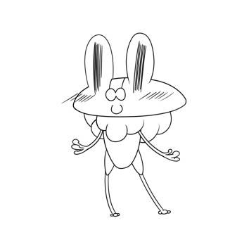 へちょマツ（線画）