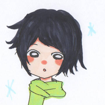 マフラーの男の子２
