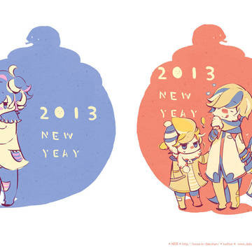 年賀状の絵