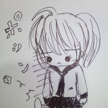 ぽつり少女