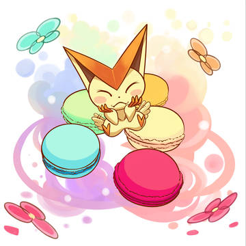 マカロンだいすきビクティニ