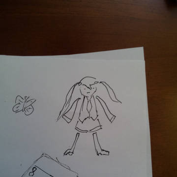 落書きミクと何か
