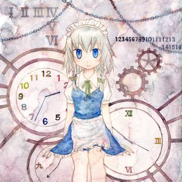 メイドさんと時計