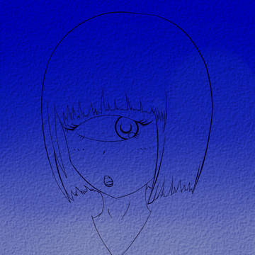 一つ目ちゃん-線画