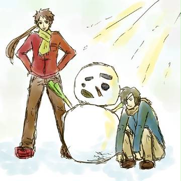 蒼紅ゆきだるま