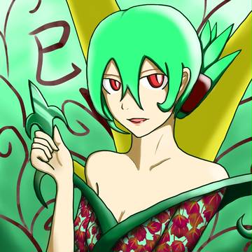【巳年】じゃろ様～緑、紅～【ポケモン擬人化】