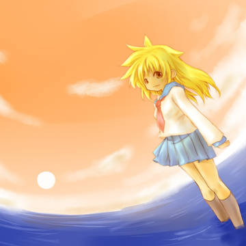 海と少女