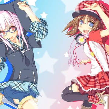 【咲羽×REN】えんじぇるChaCha歌ってみたコラボ用イラスト