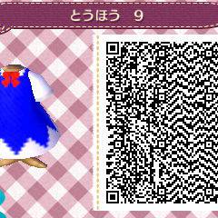 どうぶつの森でチルノっぽい服