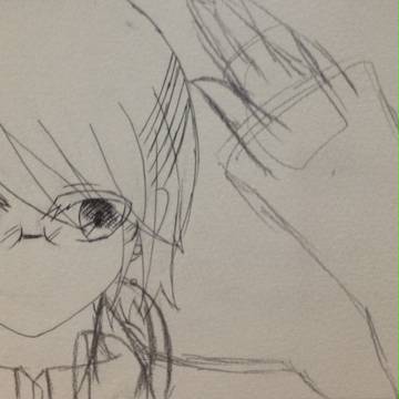 下書き＆ペン書き（途中）