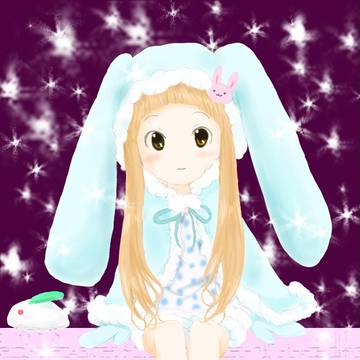 雪うさぎ仁奈ちゃん（・×・）