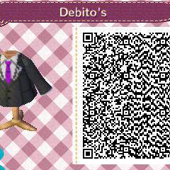 とび森デビト服の前面