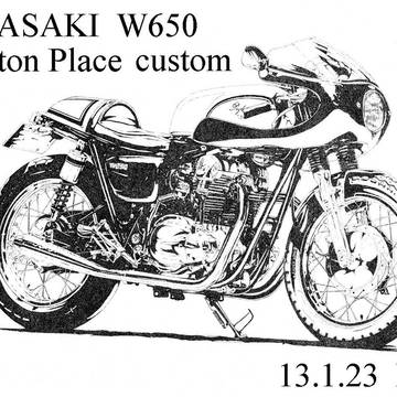 KAWASAKI　W650 PeytonPlace　custom
