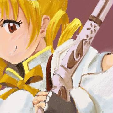 絵心教室でマミさん
