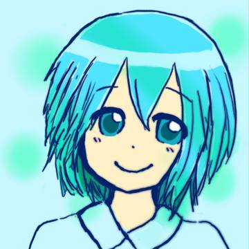 みずいろが　かきたくなった　だけ
