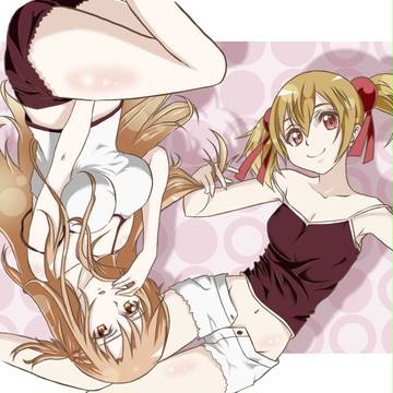 アスナとシリカ。