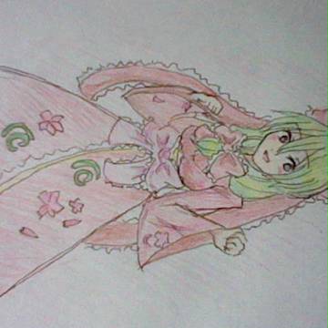 描き初めの時の雛ちゃん
