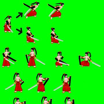 【MUGEN】ブシ子製作状況3