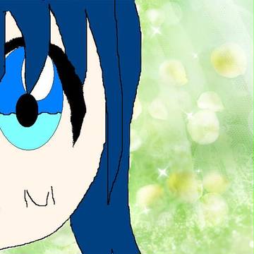 blue hair girl