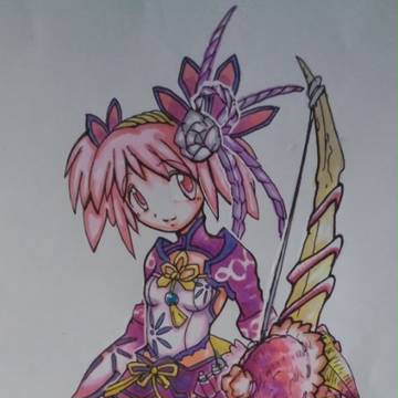 まどかさんにあの装備を着せてみた